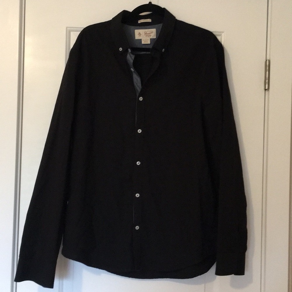 Black button down Penguin